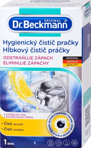 Limpiador higiénico de lavadoras con carbón activado 250 g DR. BECKMANN