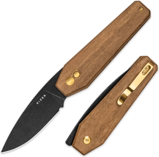 Button lock, front flipper y clip de bolsillo para EDC