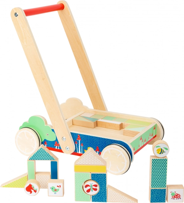 Andador de madera con bloques SMALL FOOT Move it!