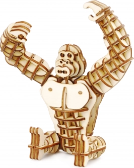 RoboTime rompecabezas 3D de madera gorila