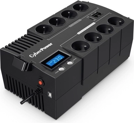 Sistema de alimentación ininterrumpida (UPS) CyberPower 700VA/420W con AVR y LCD