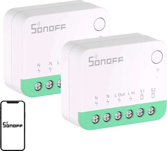 Sonoff minir4m extreme matter interruptor wi‑fi (2 uds)