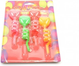 Velas de cumpleaños corazones 9,5 cm – set
