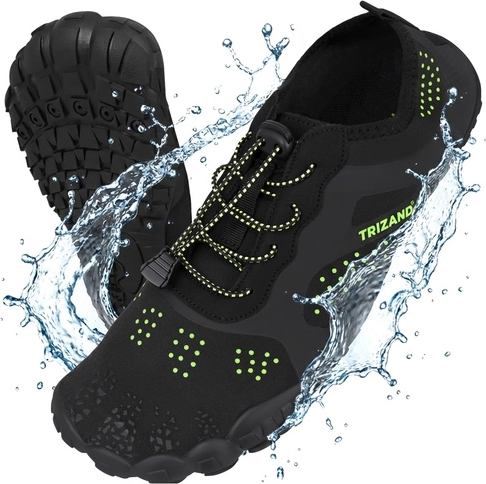 Zapatos para el agua Trizand negros, talla 44 (suela 5 mm)