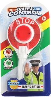 Paleta de policía con luz