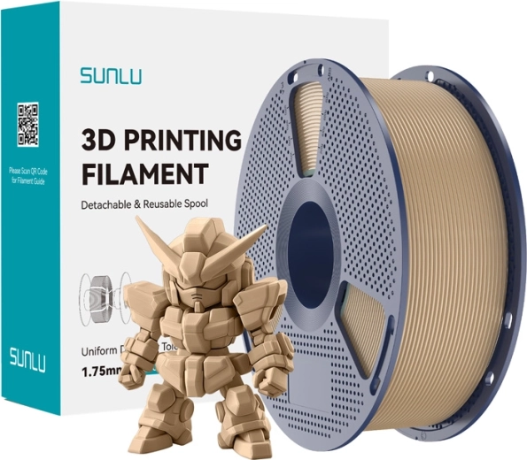 Filamento SUNLU PLA+ 2.0 1,75 mm – roble