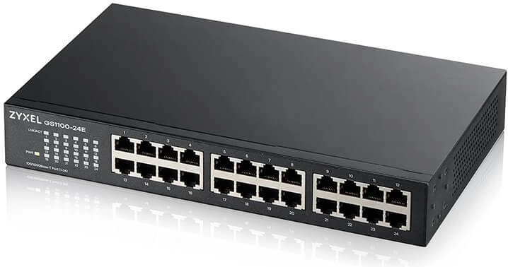 24 puertos gigabit para una ampliación sencilla de la red