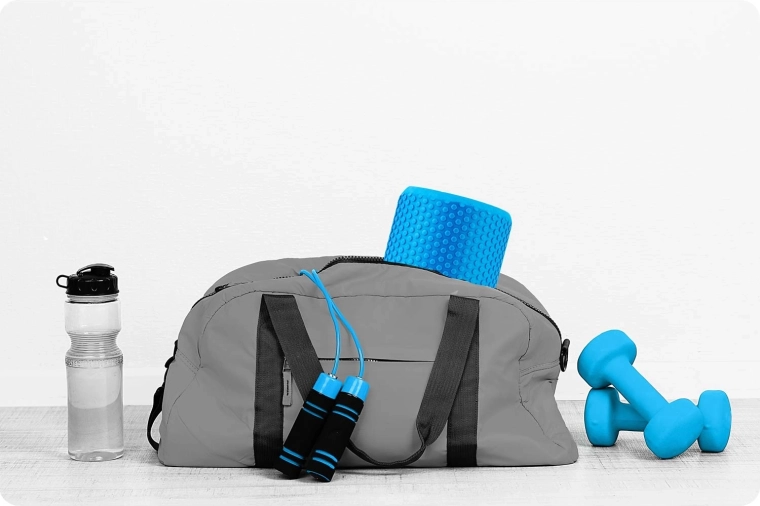 Dimensiones compactas para viajar y para el gimnasio