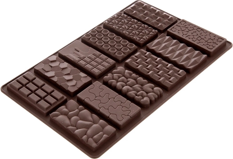 12 mini tabletas con distintos relieves