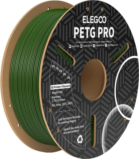 Filamento ELEGOO PETG Pro verde oliva