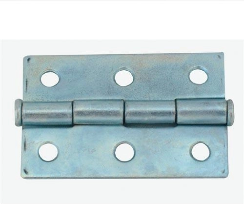 Bisagra para puerta de 80 mm galvanizada, juego de 50 uds.