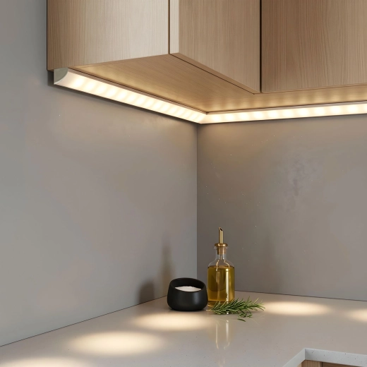 Iluminación elegante de la superficie de trabajo