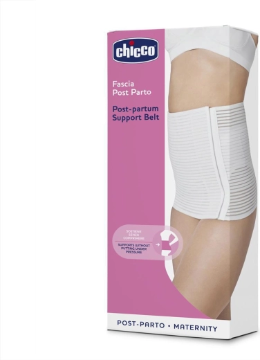 Apoyo suave de la zona abdominal después del parto