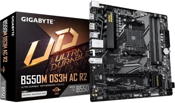 Gigabyte B550M DS3H AC R2 placa base microATX AM4