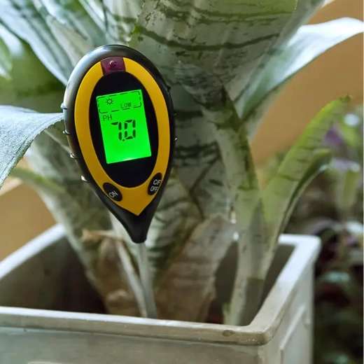 Medición del pH del suelo para una nutrición correcta de las plantas