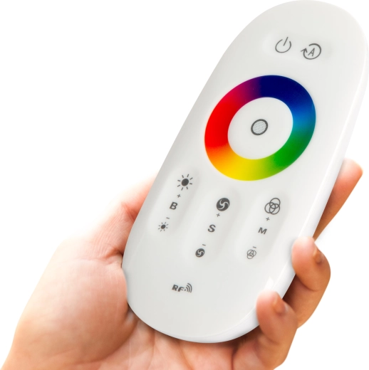 Control táctil de los colores