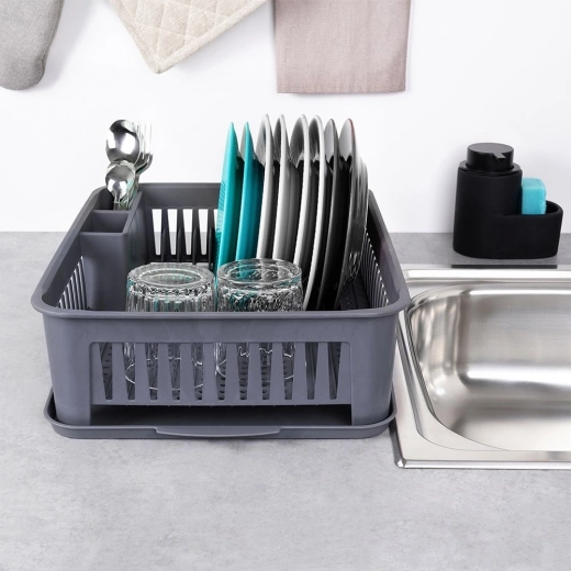 Bandeja de goteo extraíble para una encimera seca