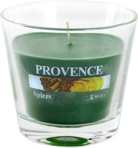 Vela aromática en vaso Provence especias 35 horas