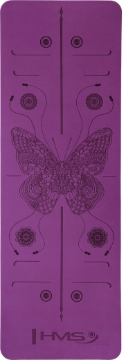 Esterilla de yoga HMS YM10 morada