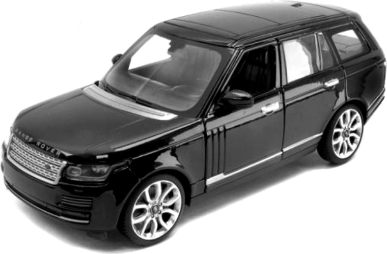 Modelo de coche Range Rover Rastar 1:24 negro - 1 pieza