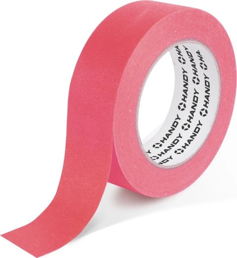 Cinta de enmascarar exterior rosa a base de agua 50 m × 24 mm