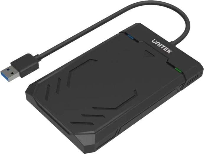 Unitek caja externa de aluminio USB 3.0 para HDD/SSD SATA de 2,5" con UASP