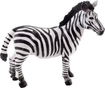 Figura de cebra de plástico 10 cm