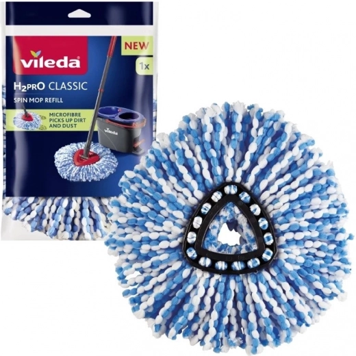 Vileda H2prO cabezal de recambio para mopa giratoria
