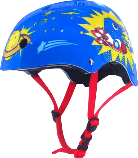 Casco de seguridad infantil azul oscuro talla L