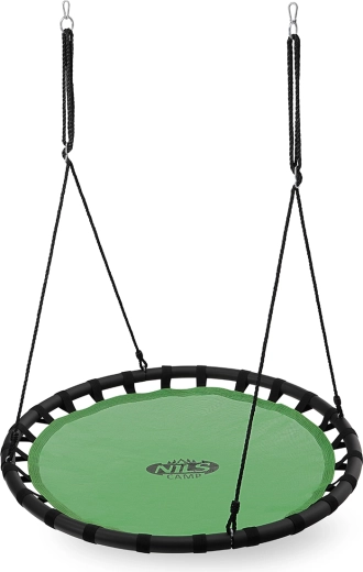 NILS Camp columpio nido de cigüeña 120 cm verde