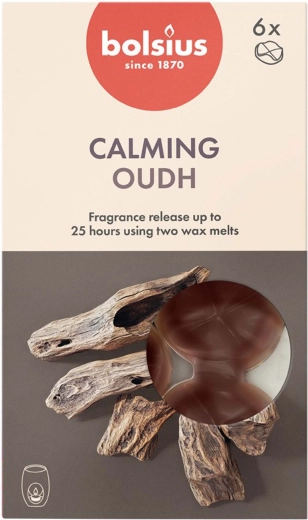 Ceras perfumadas con aroma a madera, set de 6 unidades