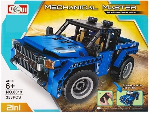 Juego de construcción coche RC 2 en 1 - 1 unidad