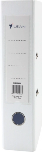 Archivador de documentos A4/75 mm con mecanismo de palanca blanco