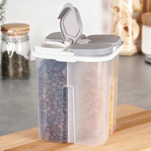 Almacenamiento ordenado de las provisiones de cocina