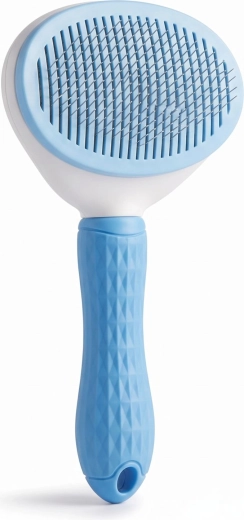 Cepillo azul para perros y gatos