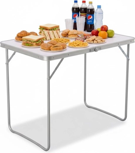 Mesa turística plegable 80 × 60 × 70 cm