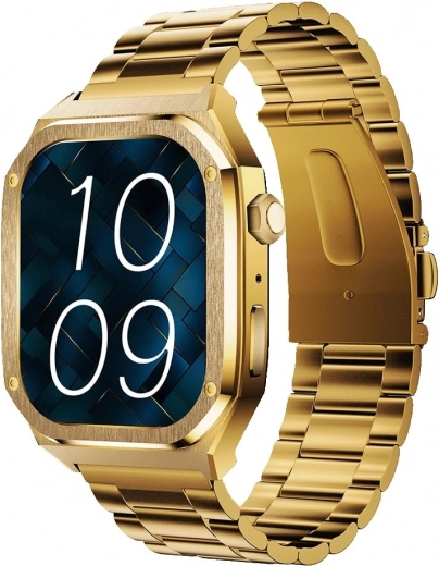 Reloj inteligente Maxcom FW65 Iron S dorado