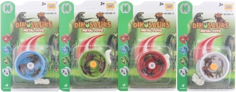 Yo-yo metálico de dinosaurios