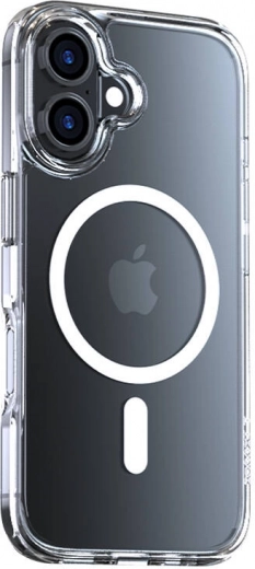 Funda Torras Diamond‑Mag para iPhone 16 Plus transparente