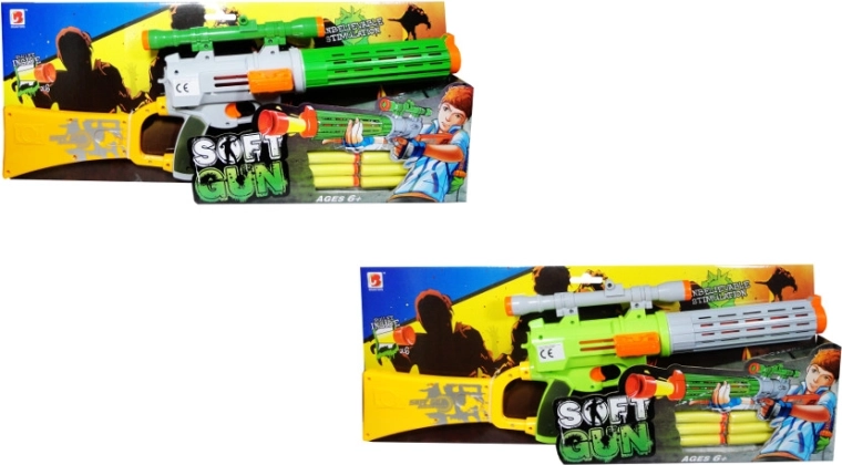 Pistola de dardos de espuma para niños