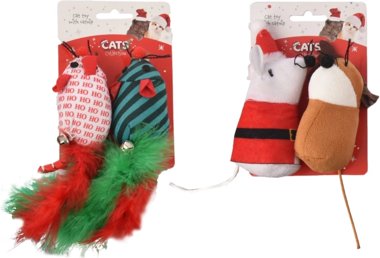 Juguete navideño para gatos – 2 variantes