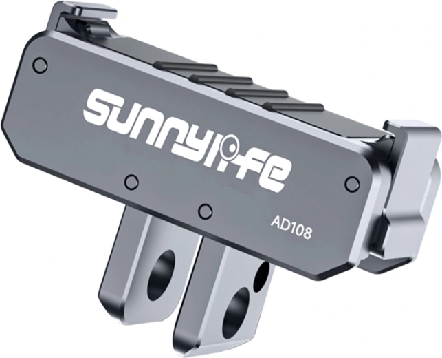 Sunnylife adaptador de montaje magnético bidireccional de aluminio para Osmo Nano y Osmo Action 6