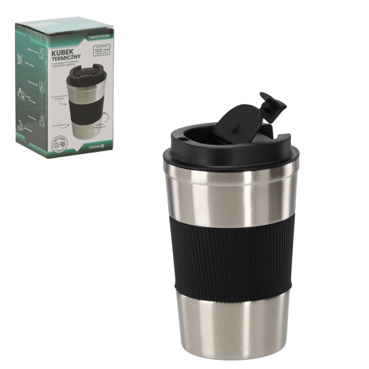 Taza térmica de 350 ml con funda antideslizante