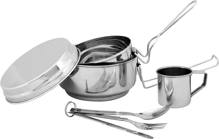Set compacto y apilable