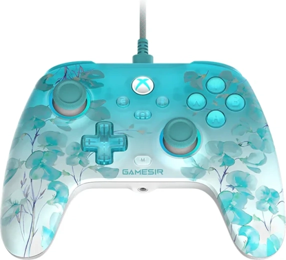 Mando de juegos con cable GameSir T7 Pro Floral para Xbox y PC