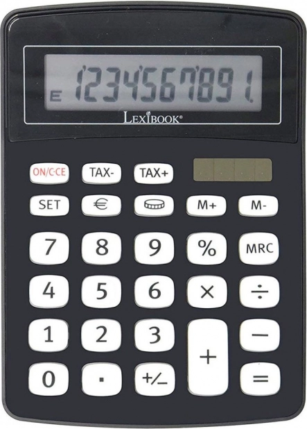 Calculadora multifunción Lexibook con pantalla retroiluminada (12 dígitos)