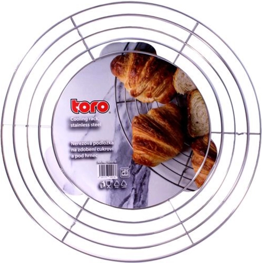 Toro rejilla de acero inoxidable para galletas de 32,5 cm