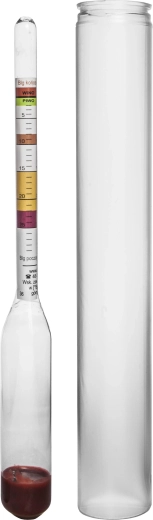 Azucarímetro para mosto y mosto cervecero en grados Balling