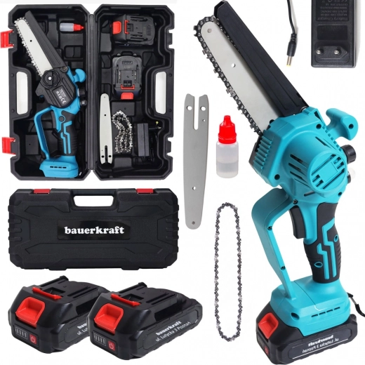 Mini motosierra inalámbrica con motor sin escobillas 21V