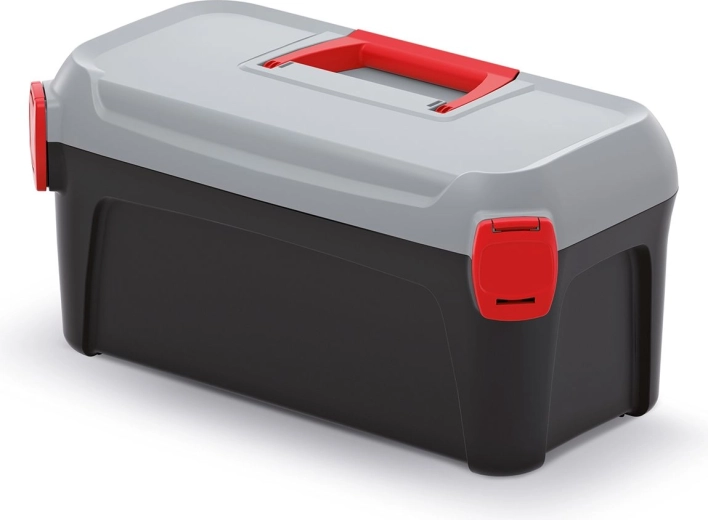 Maletín de plástico para herramientas SMART 24 l con asa ergonómica